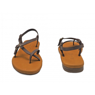 Women Sandals LS-15 Brown Nubuck (Oiled)
